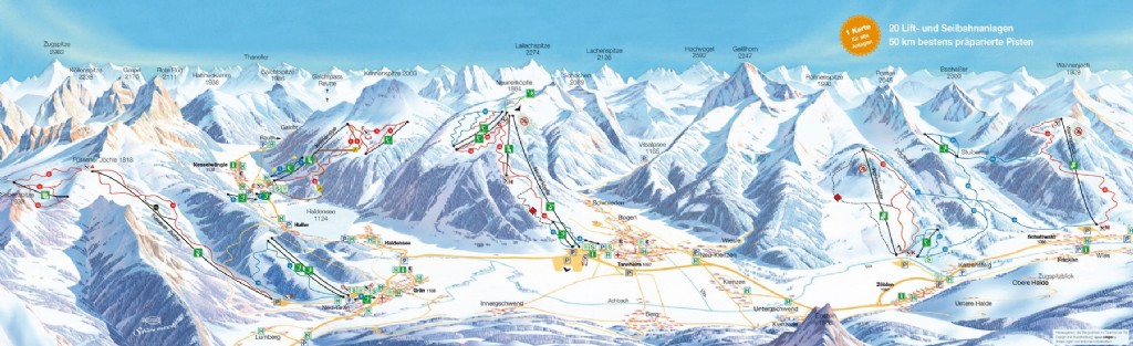 Skigebiete im Tannheimer Tal